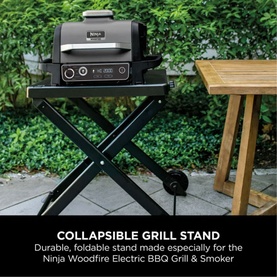 Woodfire Electric BBQ Grill Stand
