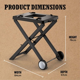Woodfire Electric BBQ Grill Stand