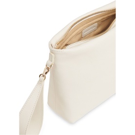 Avah Zip Top Leather Clutch
