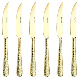 Champagne Avalon Set of 6 Steak Knives