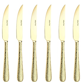 Champagne Avalon Set of 6 Steak Knives