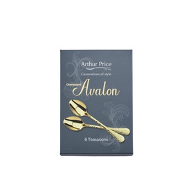 Champagne Avalon Set of 6 Teaspoons