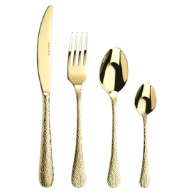 Champagne Avalon 16-Piece Cutlery Set