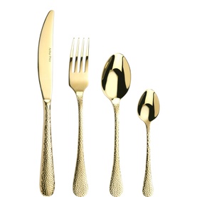 Champagne Avalon 16-Piece Cutlery Set