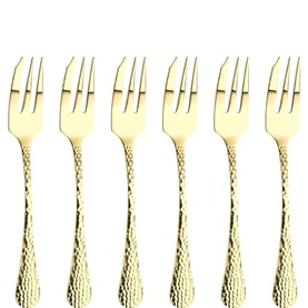 Champagne Avalon Set of 6 Pastry Forks