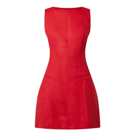 Citron Linen Mini Dress