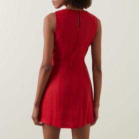 Citron Linen Mini Dress