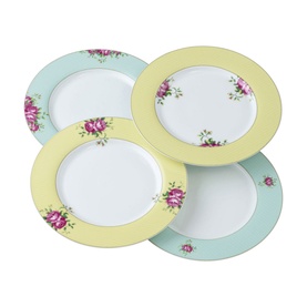 Archive Rose - Dinner Plates X 4