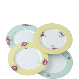Archive Rose - Dinner Plates X 4
