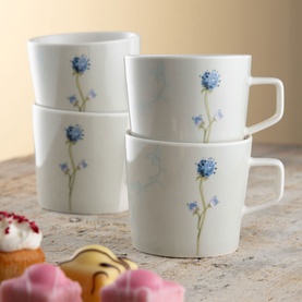 Camille Pale Jade 4 Mugs Set