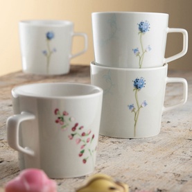 Camille Pale Jade 4 Mugs Set