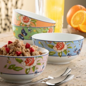 Cottage Garden - Cereal Bowls X 4