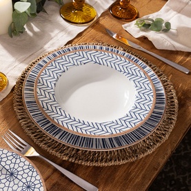 Abstratta 12-Piece Porcelain Dining Set