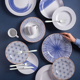 Abstratta 12-Piece Porcelain Dining Set