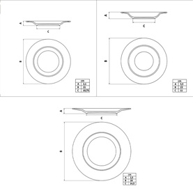 Abstratta 12-Piece Porcelain Dining Set