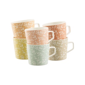 White Willow Mugs Set of Six