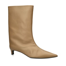 Leather Heeled Boots