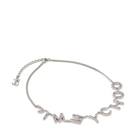 Embellished Logo Lettering Necklace