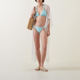 Maia Snake Print Fleck Bikini Bottoms