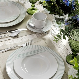 Mono Porcelain Deep Plate 23cm