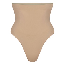 High Waist Thong Clay
