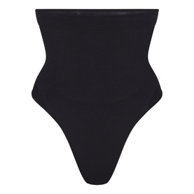 High Waist Thong Onyx