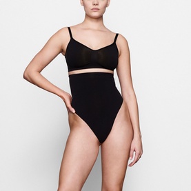 High Waist Thong Onyx