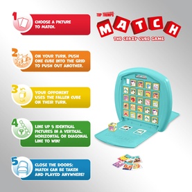 Original Squishmallows Top Trumps Match Crazy Cube Game