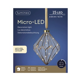 Micro LED Glass Diamond Ornament