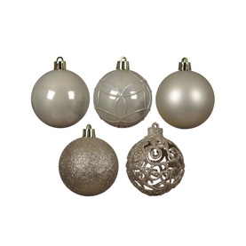 35-Piece Shatterproof Christmas Bauble Set