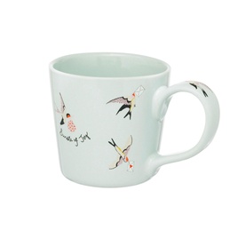 Love Birds Mint Dolly Mug