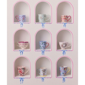 Love Birds Mint Dolly Mug