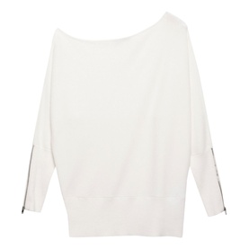 Asymmetric Zip Sweater