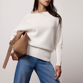 Asymmetric Zip Sweater