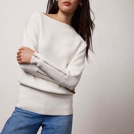 Asymmetric Zip Sweater