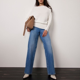 Asymmetric Zip Sweater