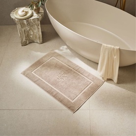 Smooth Bathmat Sand 60x90cm