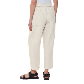 Linen Barrel Leg Trousers