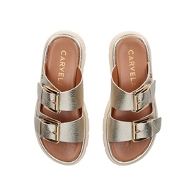 Pavilion Leather Flat Sandals
