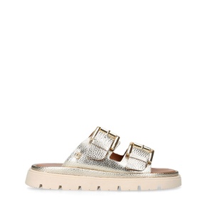 Pavilion Leather Flat Sandals