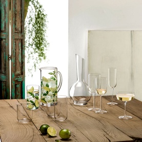 Set of Four Luigi Bormioli Sublime Red Wine Glasses