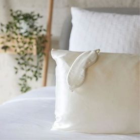 Mulberry Silk Pillowcase and Sleep Mask Two-Piece Set