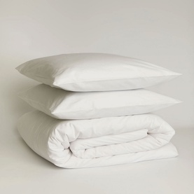300 Thread Count Classic White Sateen Duvet Cover