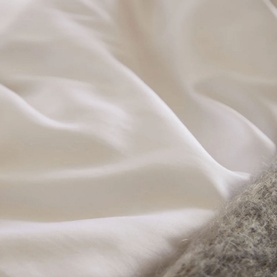 300 Thread Count Classic White Sateen Duvet Cover