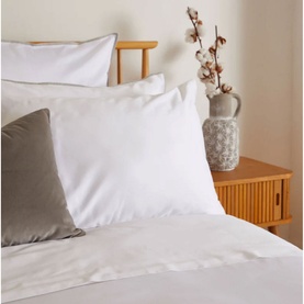 300 Thread Count Classic White Sateen Duvet Cover