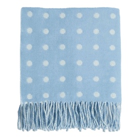 Spotted Baby Blanket Blue