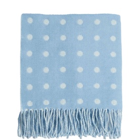 Spotted Baby Blanket Blue