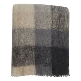 The Classic Check Mohair Throw