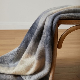 The Classic Check Mohair Throw