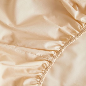 300 Thread Count Cream Fitted Sheet